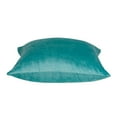 thumbnail image 6 of Parkland Collection Camila Aqua Solid Throw Pillow, 6 of 6
