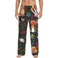 thumbnail image 2 of Kdxio Mushroom With Snails Print Men's Sleep Pajama Pant Lounge Pants with Pockets, 2 of 8