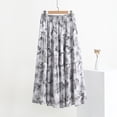 thumbnail image 2 of Vynhevius Women's Tiered Maxi Skirt Printed Elastic High Waist Summer Boho Casual Flowy Long Skirts, 2 of 4