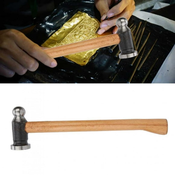 Round Hammer Ball Peen Hammer Hardware Hammer Round Hammer Ball Peen Hammer Household Jewelry Processing Hammer Tool Large