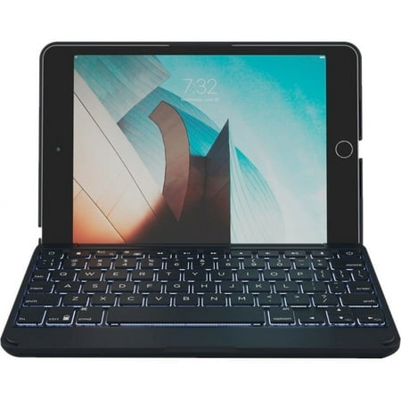 ZAGG Folio Keyboard/Cover Case (Folio) for 7.9" Apple iPad mini (5th Generation) Tablet, Black
