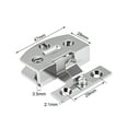thumbnail image 3 of Glass Hinge Adjustable  Clamp for 5-8mm Thickness 2Pcs, 3 of 5