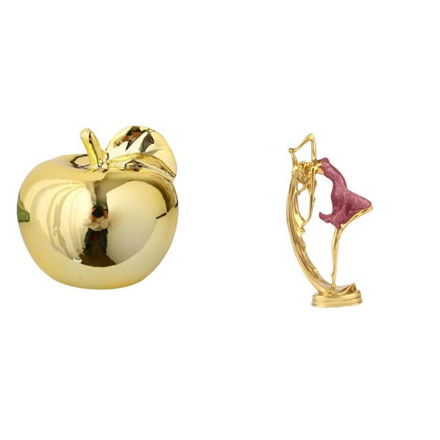 Escultura De Fruta, Figura De Cerámica, Bailarina De Ballet, Estatua, Bailarina, Artesanía, Delicado Adorno, Colección De Arte De Resina, Decoración Para Porches, Restaurantes, Oficinas Y
