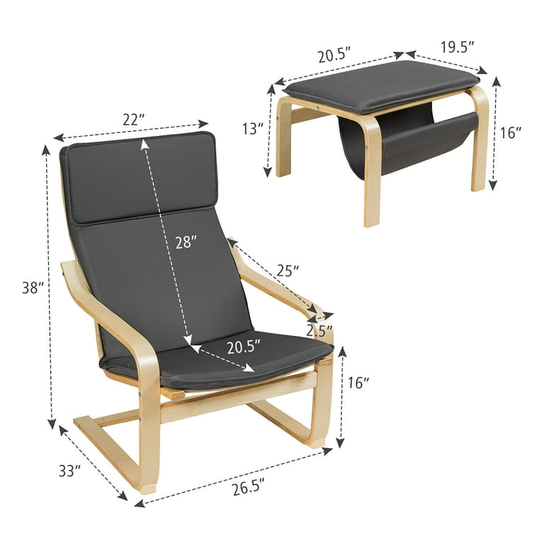 Poang chair dimensions outlet