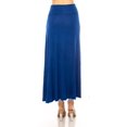 thumbnail image 4 of Women's Elegant High Waist Foldover Maxi Skirt, 4 of 6