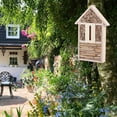 thumbnail image 4 of Wooden  House, High-Quality Natural Wood Safe  House, Home For Garden Bees Insects, 4 of 8