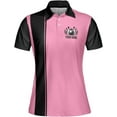 thumbnail image 2 of Lotusprinthandmade Personalized Name Bowling Women Polo Shirt (Lightweight) S-5XL Multicolor, 2 of 7