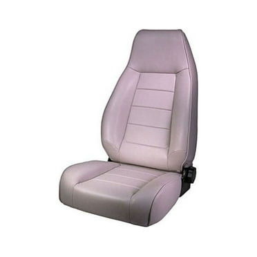 Rugged Ridge by RealTruck Seat for Jeep CJ/Wrangler YJ/TJ | Front, High-Back, Reclinable, Gray | 13402.09 | Compatible with 1976-2002 Jeep CJ & Wrangler YJ/TJ