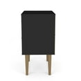 thumbnail image 5 of Manhattan Comfort Liberty Mid Century - Modern Nightstand 2.0 with 2 Full Extension Drawers in Rustic Brown and White, 5 of 10