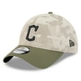 thumbnail image 3 of Men's New Era Light Beige/Olive Cleveland Guardians 2025 Armed Forces Day 9TWENTY Adjustable Hat, 3 of 5