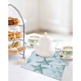 thumbnail image 4 of Coastal Starfish Kitchen Dish Towels for Drying Dishes Set of 4, Nautical Coral Tropical Fish Seashells Waffle Weave Microfiber Hand Tea Bathroom Towels Quick Dry & Absorbent Towel 12x12, 4 of 7