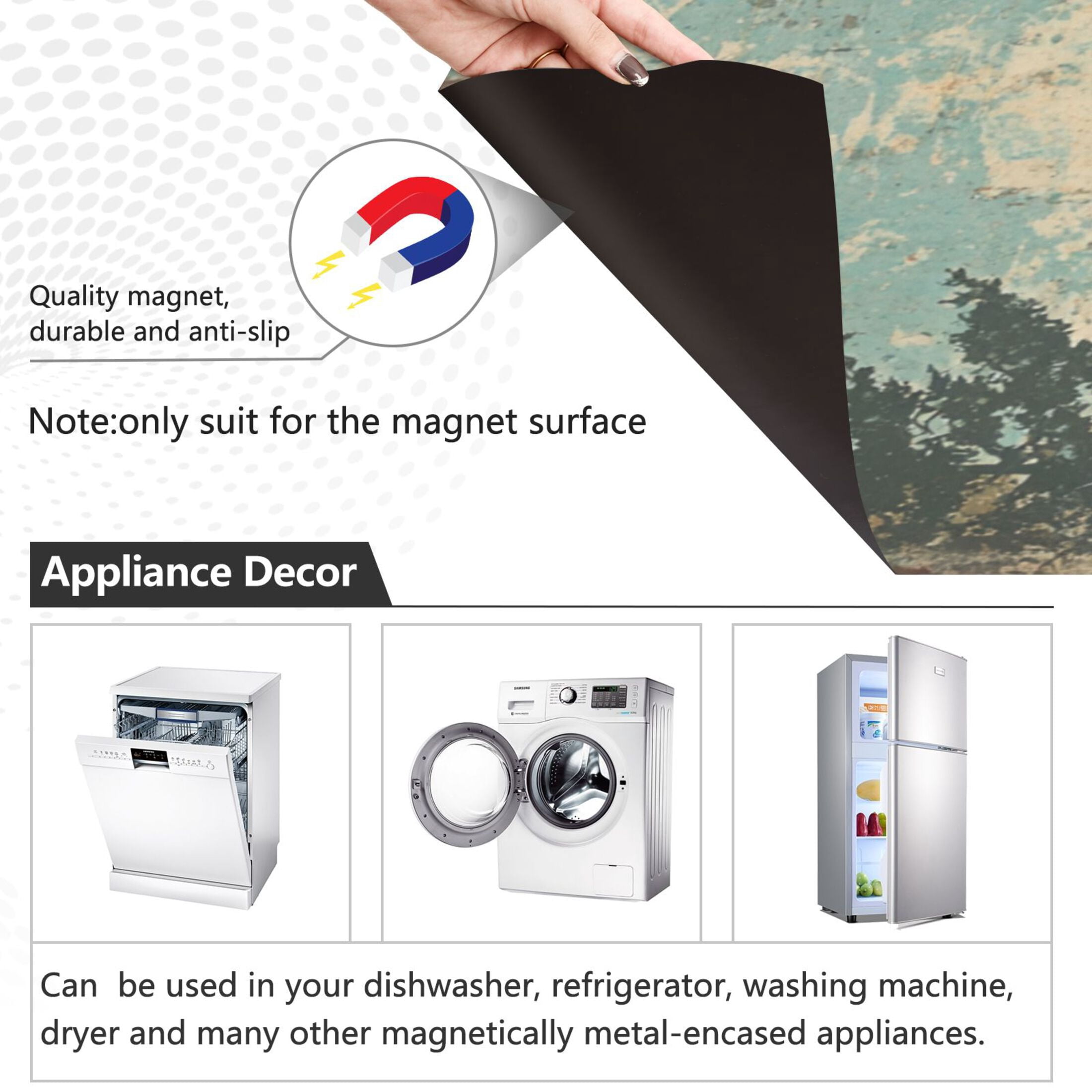 Dishwasher Sticker Magnetic Dishwasher Sticker Magnetic Decorative Sticker Refrigerator Sticker Dishwasher Decorative Stickers Gray Cartoon Bear Pattern
