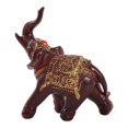 thumbnail image 1 of Estatua de elefante de Tailandia, figura de animal, adorno Feng Shui, escultura para oficina 8cmx9cmx4cm, 1 of 6