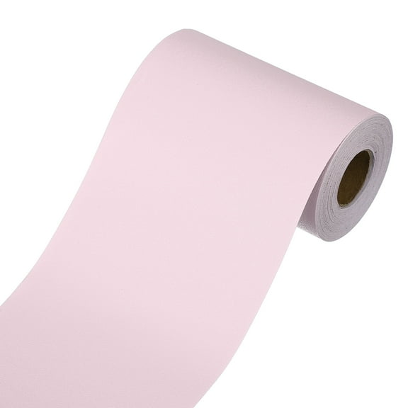 Wallpaper Border, Peel and Stick Wallpaper Borders, 3.9" x 393" Self Adhesive Mirror Frame Trim for Bedroom, Light Pink