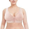 thumbnail image 2 of Women's Solid Bra Wire Free Underwear One-Piece Bra Everyday Underwear, 2 of 9