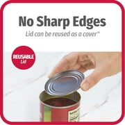 GoodCook Safe-Cut Manual Can Opener with Stainless Steel Cutting Blade, Black