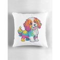 thumbnail image 6 of Ryan; Cute Puppy Illustration Throw Pillow Cover 45x45cm – Adorable Dog Cushion for Pet Lovers & Children Room, 6 of 7