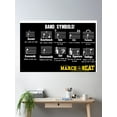 thumbnail image 2 of Symbols In Music Poster Wall Art, Modern Wall Decor For Living Room Bedroom, 12x18 UNFRAMED, 2 of 3