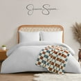 thumbnail image 5 of Jessica Simpson Plush Throw Blanket, Rust / Gray, 50" x 70", 5 of 5
