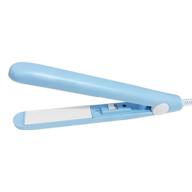 Mini alisador de pelo, plancha plana de cerámica, alisador de pelo, rizador eléctrico termostático seco y húmedo, herramientas de estilismo de moda Deng Xun unisex