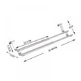 thumbnail image 6 of Stainless Steel Towel Rack Household Door Rack Bathroom Storage Shelf, 6 of 6