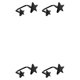 thumbnail image 3 of Guardurnaity 1 Pair Women Earrings Star Earring Girlfriend Fashion Decor Ornament Ear Jewelry for Dating Party Decorations Jewelries 2piezas, 3 of 6
