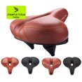 thumbnail image 4 of Extra-Large Ultra-Soft Mountain Bike Saddle with Thick Sponge & Silicone Shock Absorption, Spring Cushioned Comfortable Seat for Long-Distance Riding, Universal Fit for Electric Bicycles - Basic, 4 of 6