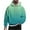 Mint Green, variant on ohmzyzo Long Sleeve Hoodies for Men Casual Drawstring Pullover Heavyweight Fleece Lined Hoodie Mens Gradient Color Hooded Sweatshirt Army Green XXL