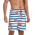 thumbnail image 2 of Gaeub Clown Fish Print Men's Short Pajama Pants, Sleep Shorts, Household Pants, Casual Pants with Pockets-4X-Large, 2 of 6