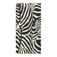 thumbnail image 3 of Ryvnso Zebra Black Print Oversized Beach Towel Microfiber Bath Blankets Swimming Fitness 37" x 74", 3 of 5