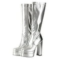 thumbnail image 3 of Women's Deluxe Silver Gogo Boots, 3 of 8