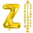 thumbnail image 1 of Globo de letra Z AOAOParty de 102 cm en papel foil dorado, 1 of 6