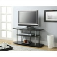 thumbnail image 1 of Pemberly Row 3 Tier Wide TV Stand in Black, 1 of 3