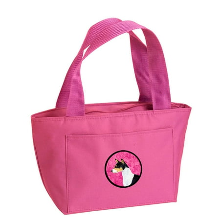 Pink Basenji Lunch Bag or Doggie Bag SS4790-PK