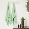 thumbnail image 4 of REGALWOVEN Cotton 2 Pack Bath Towels Set, Ultra Soft Absorbent Quickdry & Lightweight Large Towels for Bathroom Green 24" x 48", 4 of 8