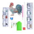 thumbnail image 1 of Fyydes Rhinestone Painting DIY Production Fine Workmanship Rooster Pattern Rhinestone Art Painting,Rhinestone Art Painting,Rhinestone Painting, 1 of 8