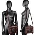 thumbnail image 3 of Bolso de cuero Retro maletín Steampunk bandolera bolso de hombro para mujer Lolita gótico disfraz accesorio, 3 of 3