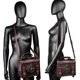 thumbnail image 3 of Bolso de cuero Retro maletín Steampunk bandolera bolso de hombro para mujer Lolita gótico disfraz accesorio, 3 of 3