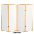 thumbnail image 7 of Red Lantern 4 ft. Short Window Pane Shoji Screen - Natural - 4 Panels, 7 of 7