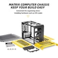 thumbnail image 3 of Carcasa para PC Mechanic Master C28, 17,9 L, MATX, 240 ml, AIO, amarilla, 3 of 7