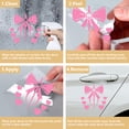 thumbnail image 7 of Plastic Reflective Vinyl Car Stickers Waterproof Decals for Vehicle Decoration Bowknot 148x155mm, 7 of 7