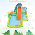 thumbnail image 3 of Costway Inflatable Water Slide Giant Splash Pool for Kids Backyard Fun with 680W Blower, 3 of 10