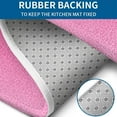 thumbnail image 4 of Pink Gradient Leopard Print Bathroom Rugs Sets 3 Piece,Toilet Cover Set,Absorbent Non Slip Bathroom Mats Sets with U-Shaped Contour Rug Toilet Rug Set, 4 of 5