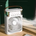 thumbnail image 1 of Ventilador USB, ventilador de pulverización de agua, ventilador refrigerado por agua, ventilador de escritorio pequeño con pulverización de niebla, rendimiento de primer nivel, 1 of 10