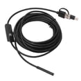 thumbnail image 3 of "5.5mm 3-in-1 USB Endoscope Camera with 70° View - IP67 Waterproof for Pipe Inspection (5m Cable, 640x480 Resolution)", 3 of 6