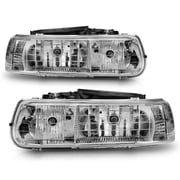 Anzo Crystal Headlight Set (Chrome) - 111011