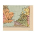 thumbnail image 4 of Historic Map - Great Britain Netherlands Belgium Ireland - Streit 1913 - 27.67 x 23 - Vintage Wall Art, 4 of 5