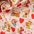 thumbnail image 1 of Christmas Decoration Fabric Pure Cotton Snowflake Elk Santa for Sewing Christmas Costumes Gift by Half Meter, 1 of 4