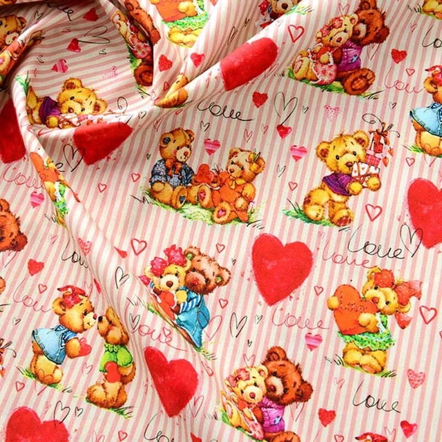 Christmas Decoration Fabric Pure Cotton Snowflake Elk Santa for Sewing Christmas Costumes Gift by Half Meter
