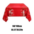 thumbnail image 3 of Xihbxyly Dia Del Primer Ministro Mantel de Regalo de Navidad, Mantel de Cuadrados En Tema Navideño, Mantel de Encaje Rojo, Camino de Mesa, Mantel de Decoración Navideña, 1 Pieza, 3 of 6
